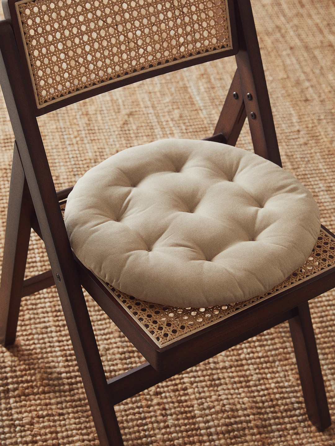 H&M Beige 2-Pack Round Seat Cushions