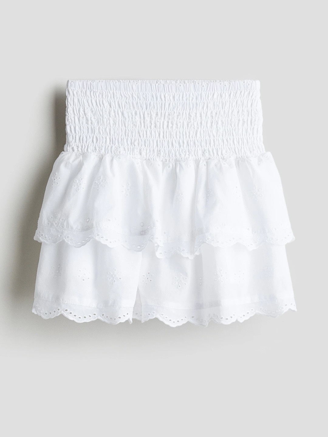 H&M Girls Pure Cotton Tiered Skirt