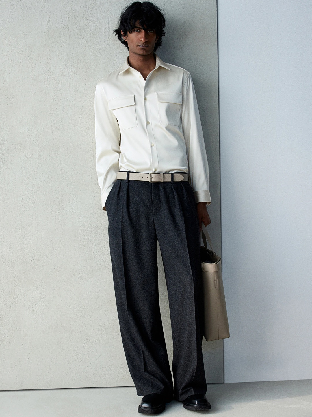 H&M Satin Over Shirts