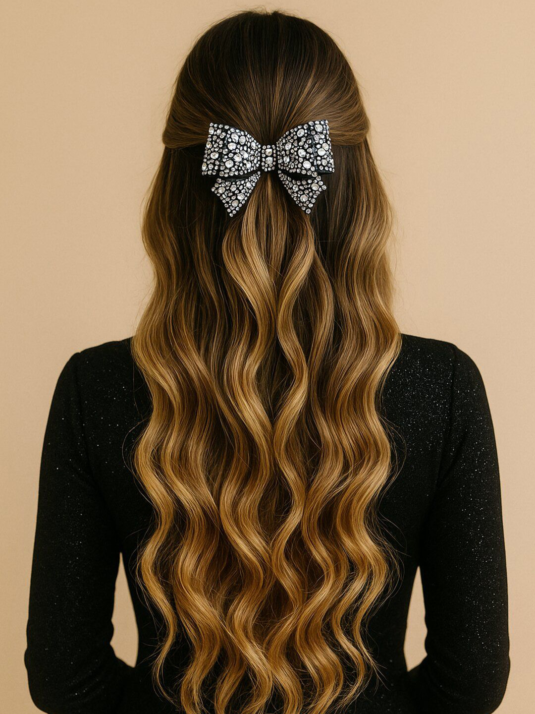 Haute Handles Women Embellished Alligator Hair Clip