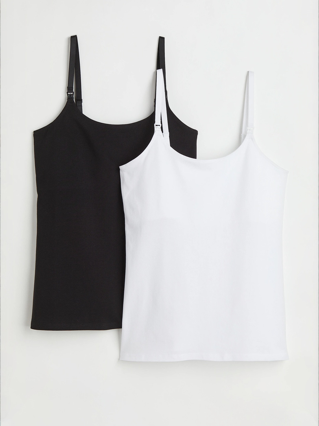 H&M White & Black Mama 2-Pack Nursing Tops