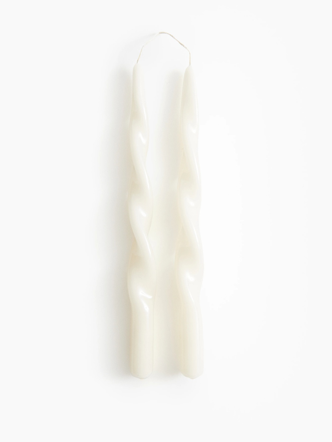 H&M 2Pcs Smokeless 1 Wick Solid Tapered Regular Pillar Candles