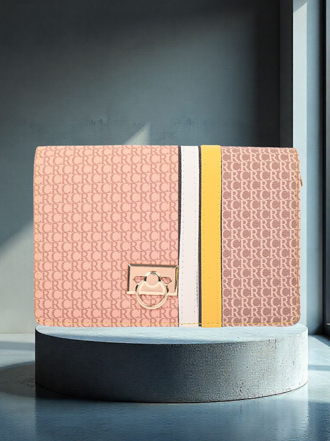 SAGEWARE Women Brand Logo Printed Crossbody Sling Bag