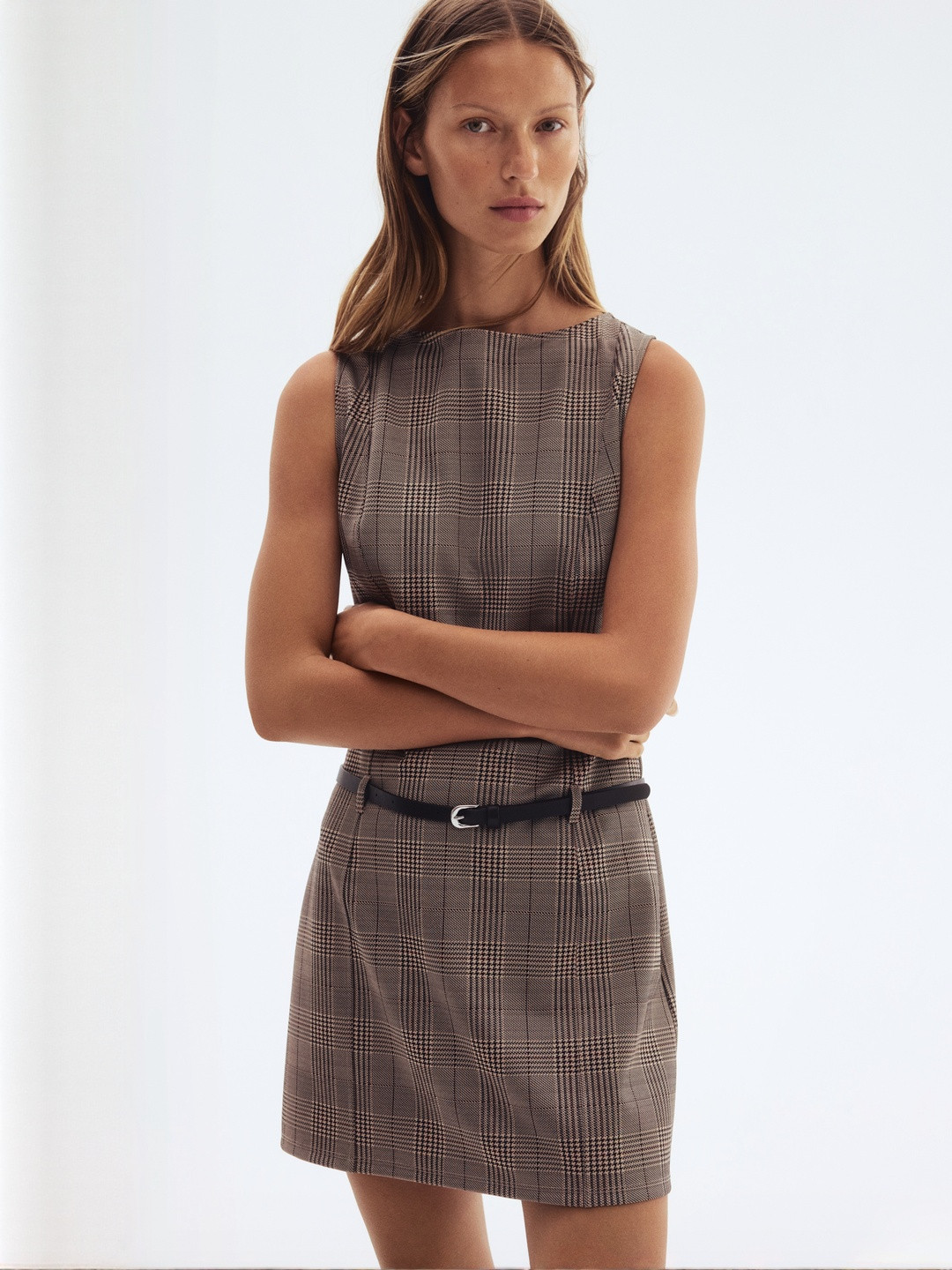 H&M Belted Mini Dress