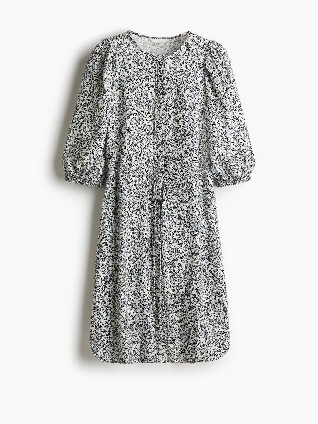 H&M Puff-Sleeved Dress