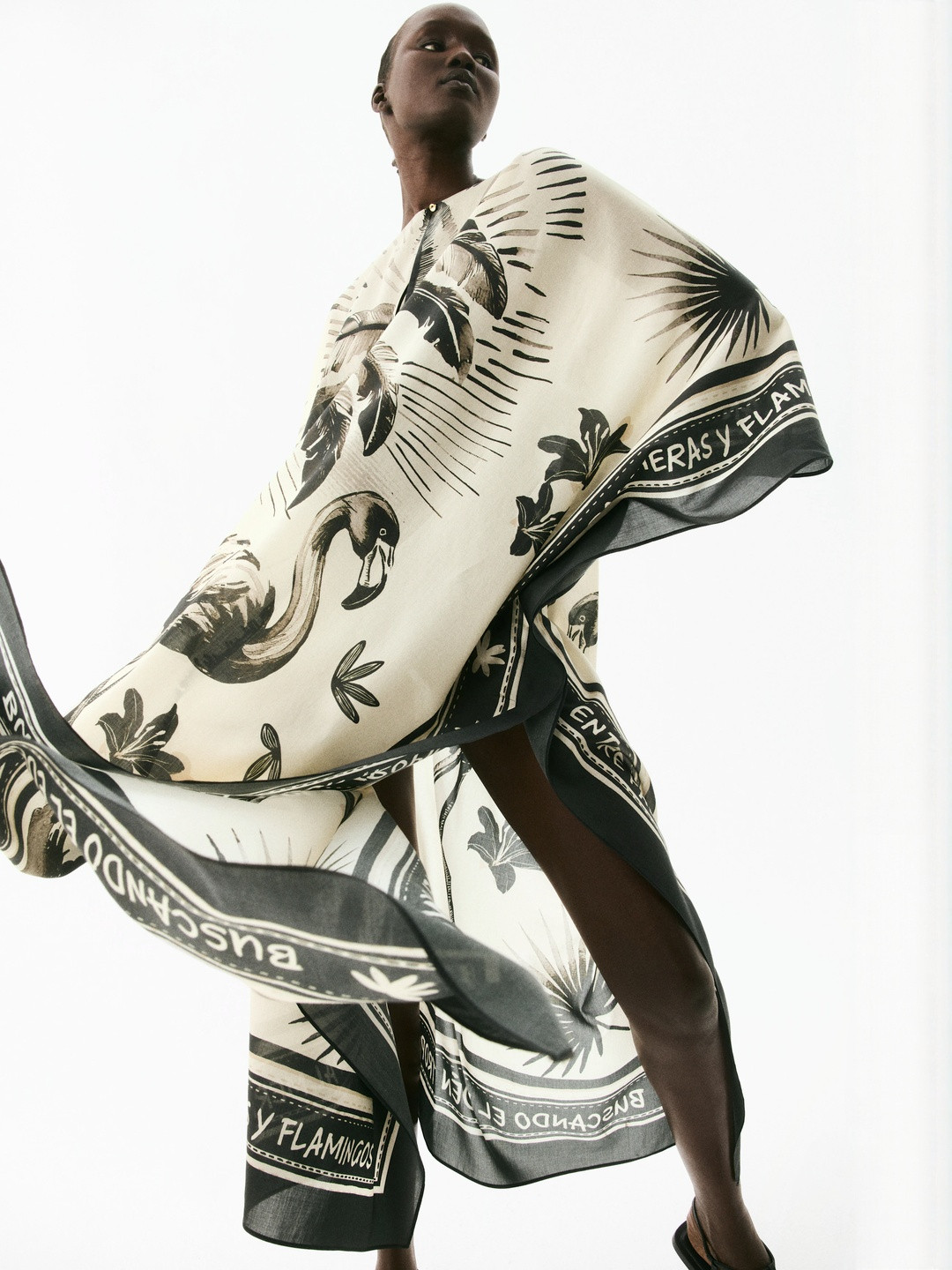 H&M Oversized Kaftan Dress