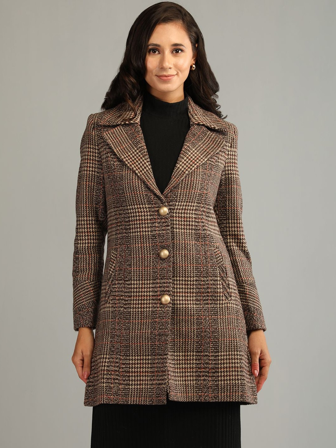 Roadster Women Polyester Regular Fit Single Breasted Coats