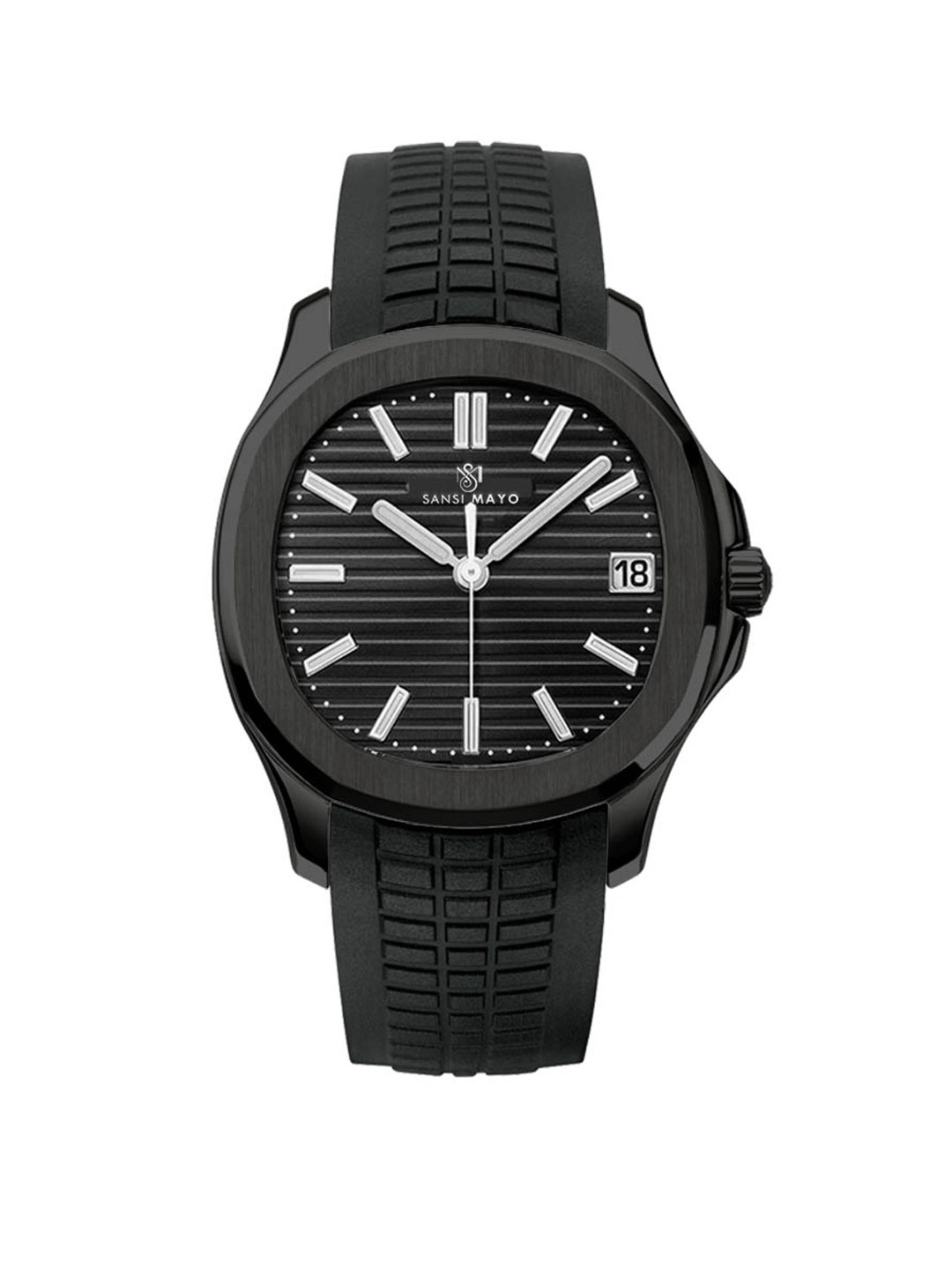 SANSIMAYO BETA Men Bracelet Style Straps Analogue Watch SM-M-50-B-B-B