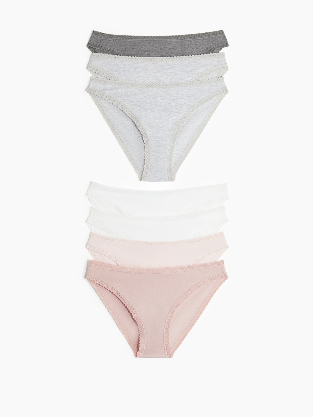 H&M 7-Pack Cotton Jersey Bikini Briefs