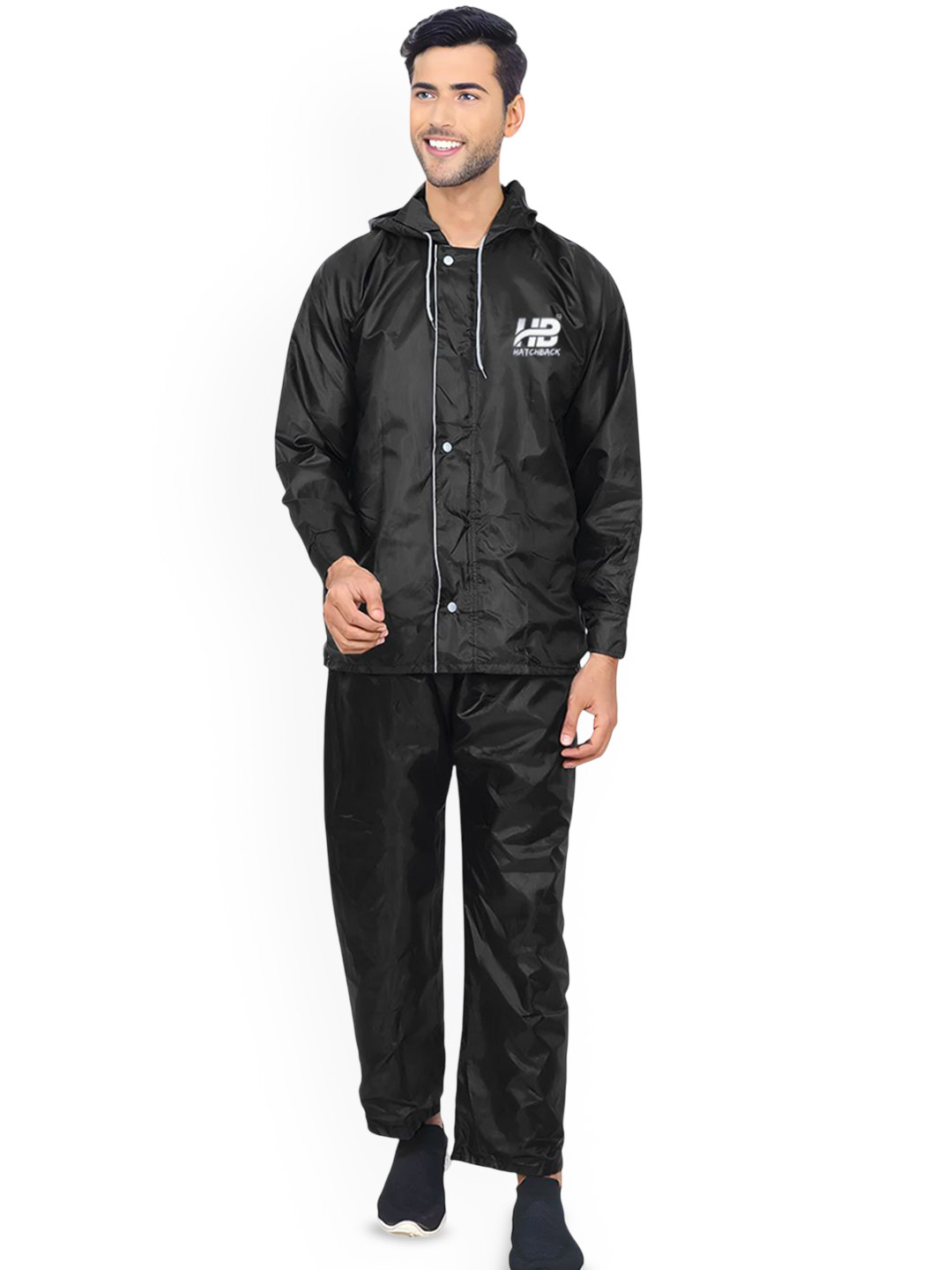 SANCIA Solid Reversible Double Coated Waterproof Rain Suit