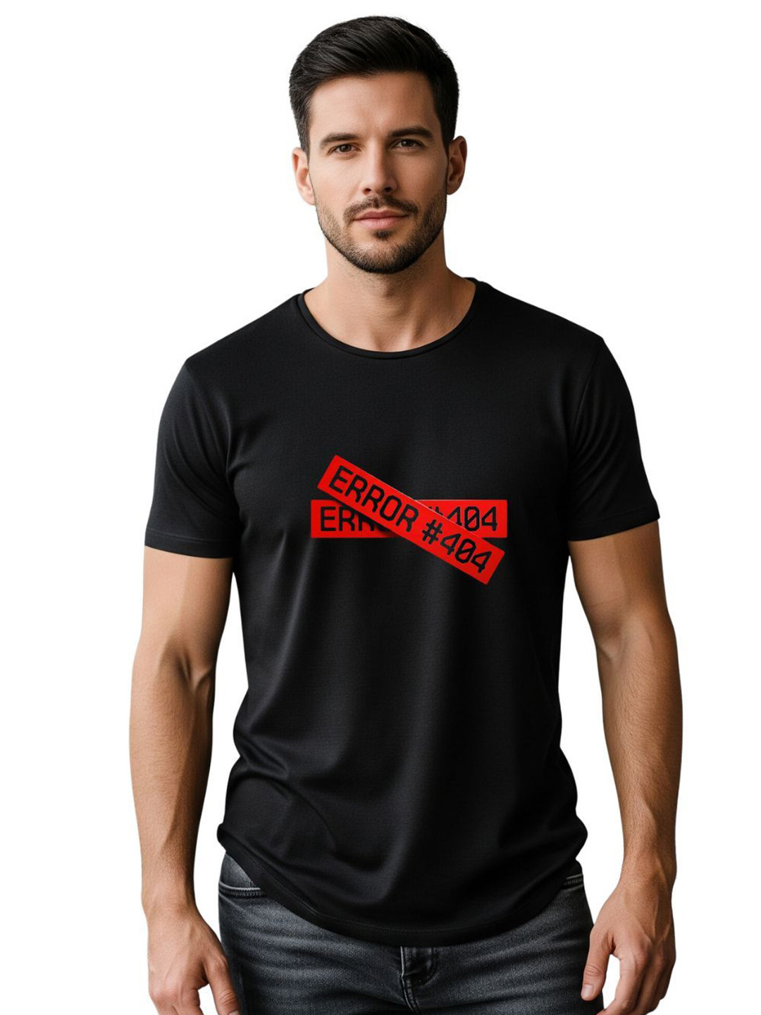PULP Unisex Black Printed T-shirt