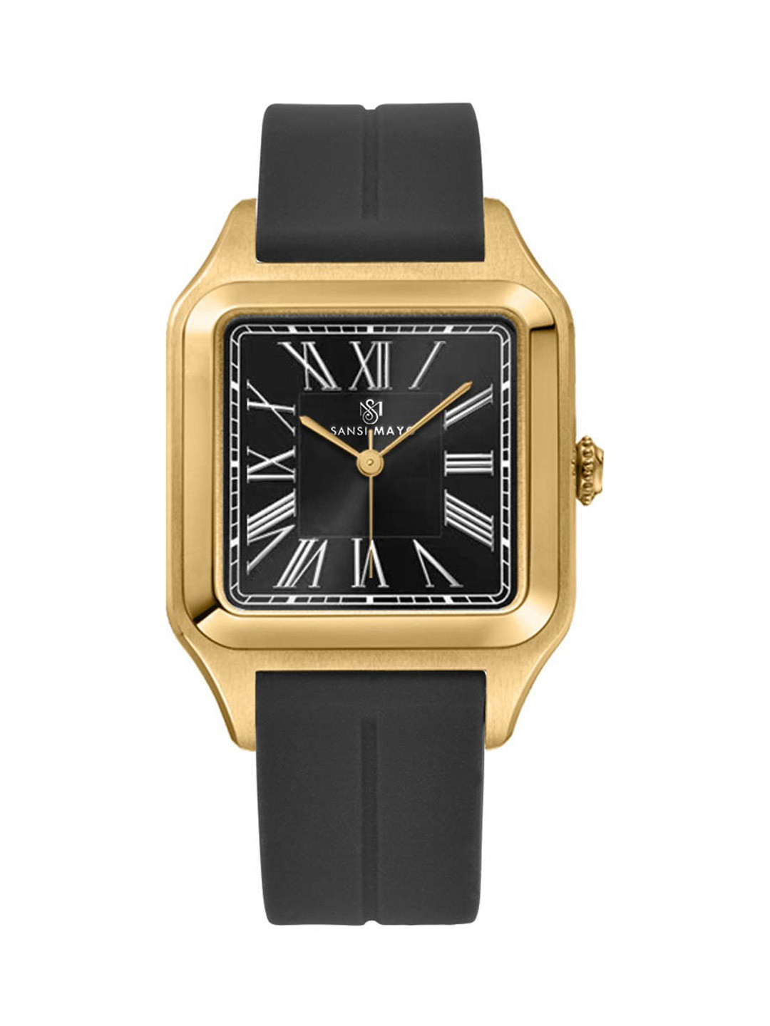 SANSIMAYO Men Wrap Around Straps Analogue Watch SM-M-189-B-G-B