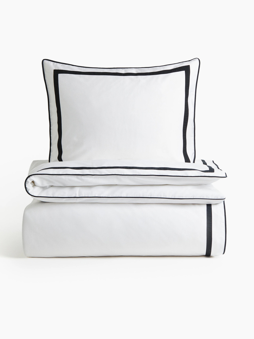 H&M White Egyptian Cotton Single Duvet Cover Set