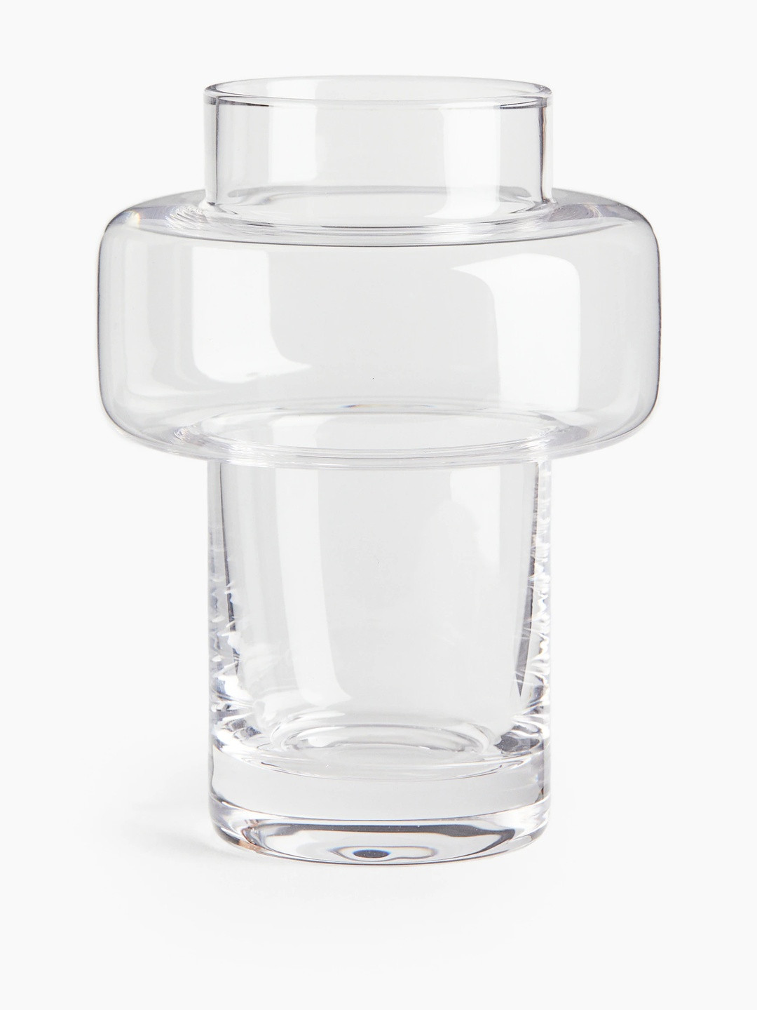 H&M Extra-Small Tiered Glass Vase