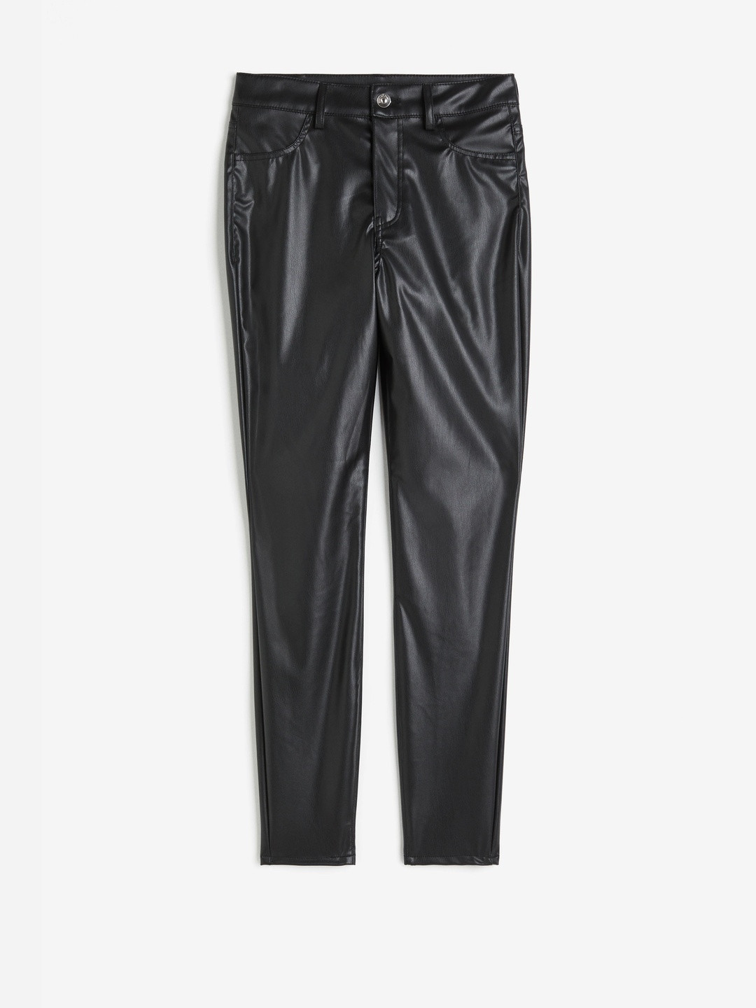 H&M Women Black Slim Fit High-Rise Jeans