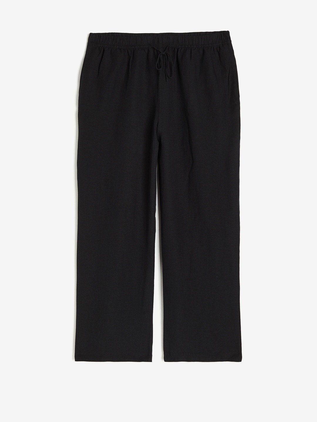 H&M Women Linen-Blend Pull-On Trousers