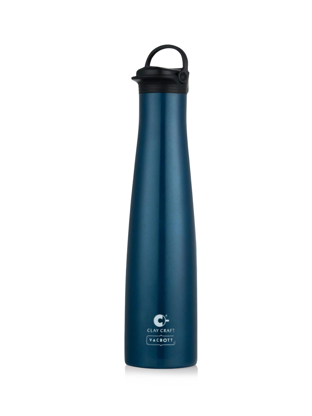 CLAY CRAFT Vacbott Blue Brand Logo Stainless Steel Double Wall Vacuum Water Bottle - 500ml