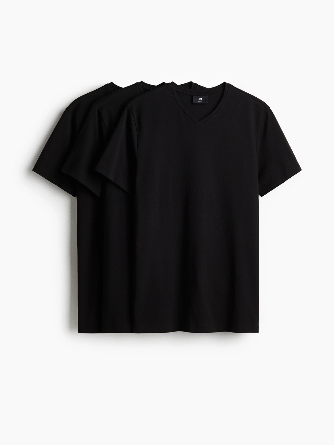 H&M 3-Pack Slim Fit V-Neck T-shirts