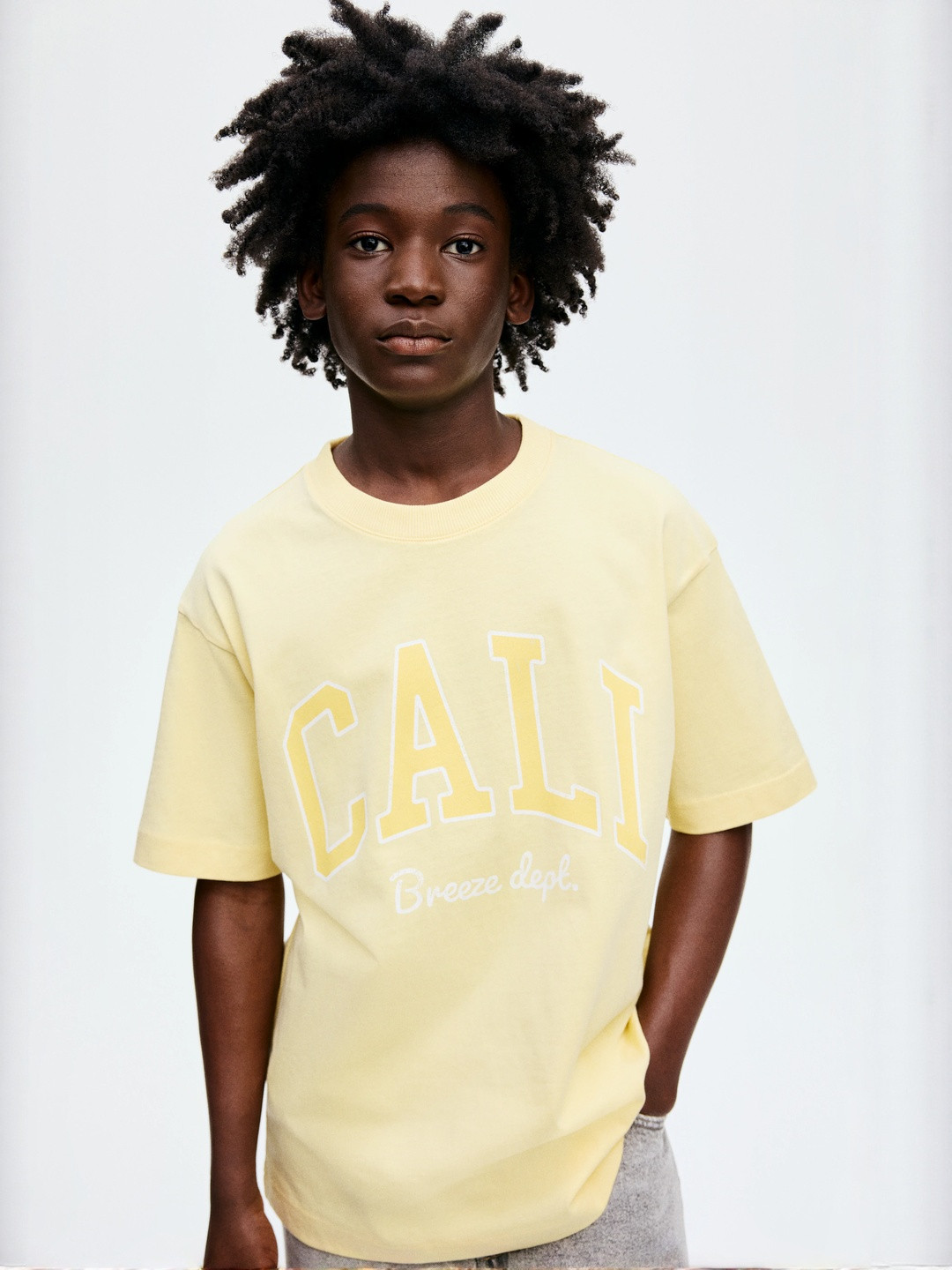 H&M Kids Typography Printed Cotton T-Shirt
