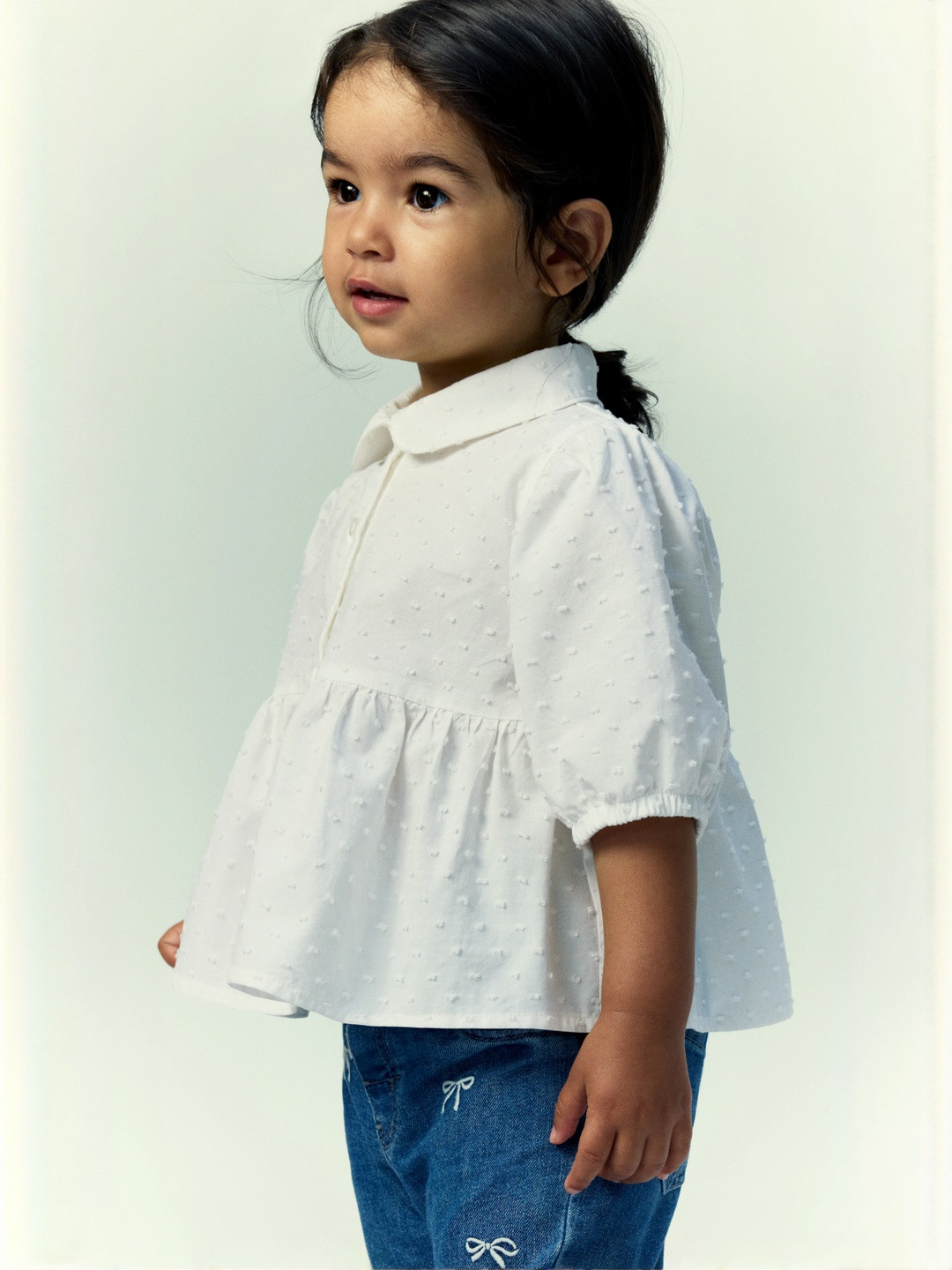 H&M Cotton Plumeti Blouse