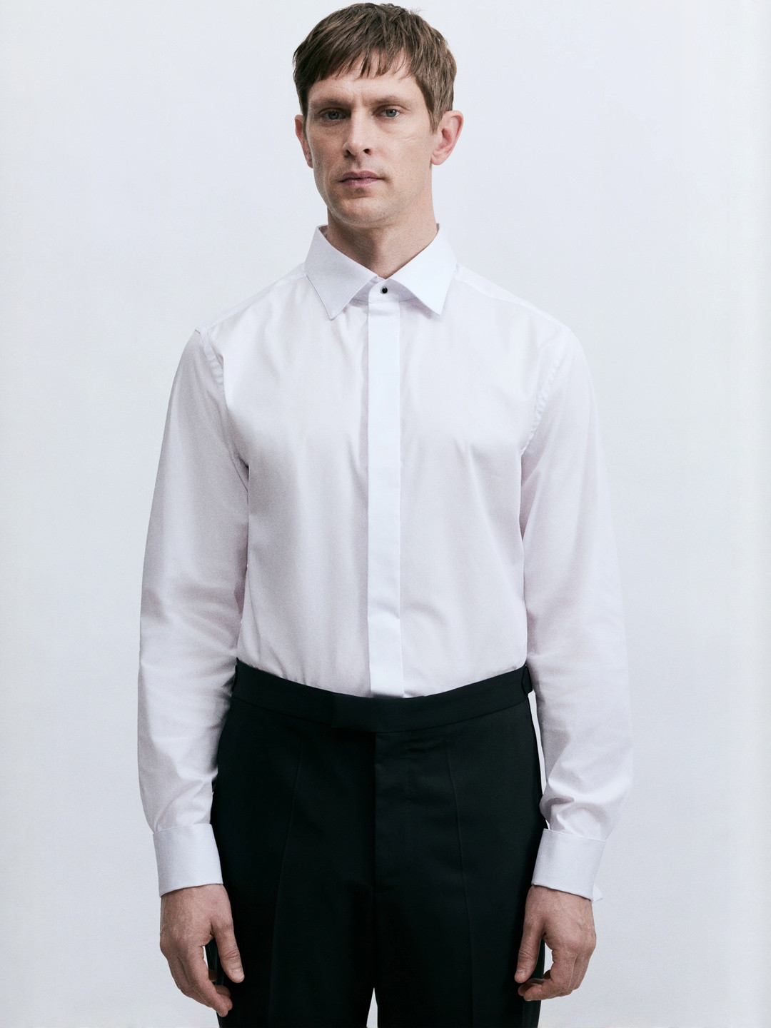 H&M Slim Fit Tuxedo Shirt