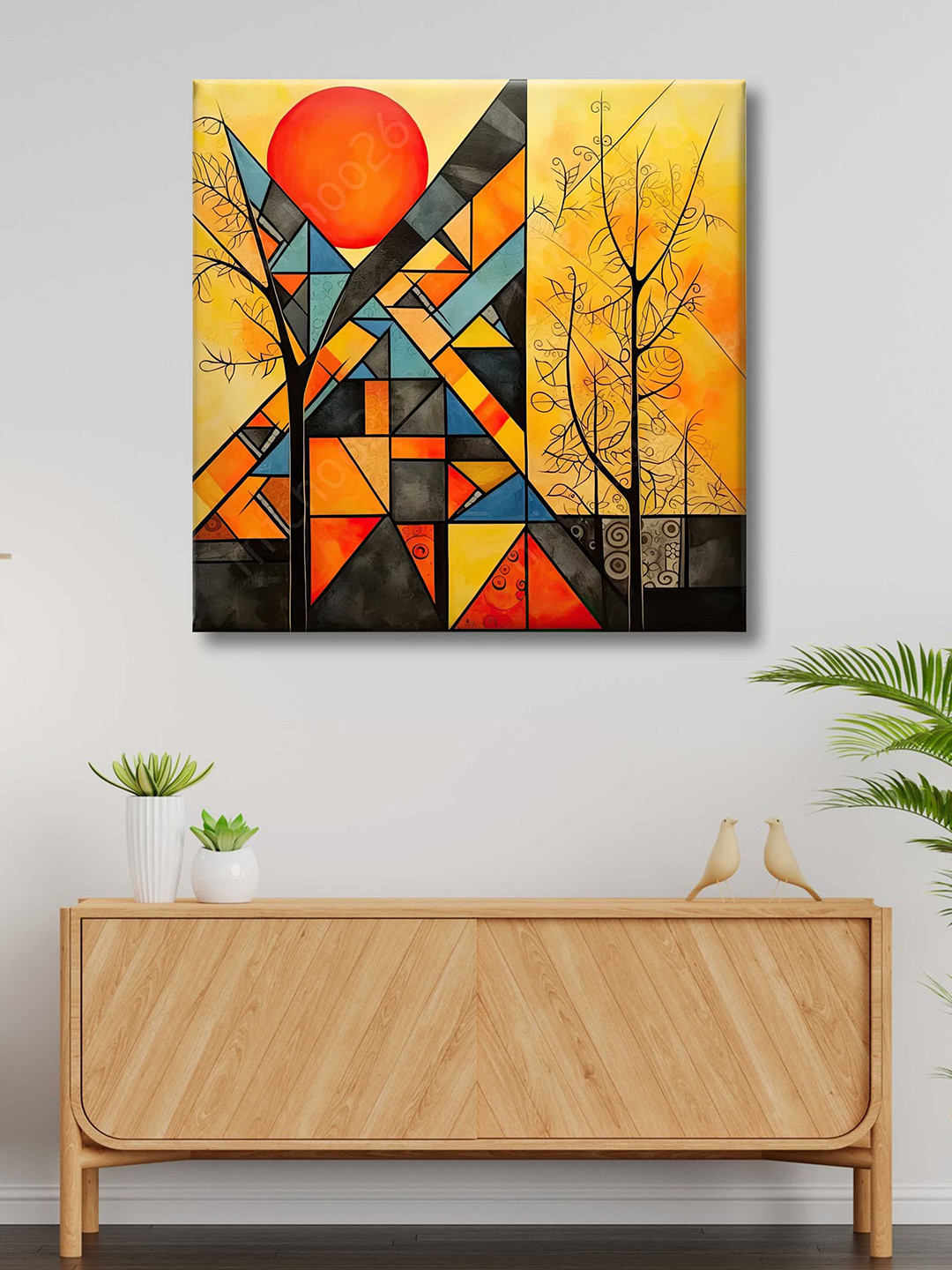 SAF Wooden Framed Modern Art Canvas Wall decor Painting