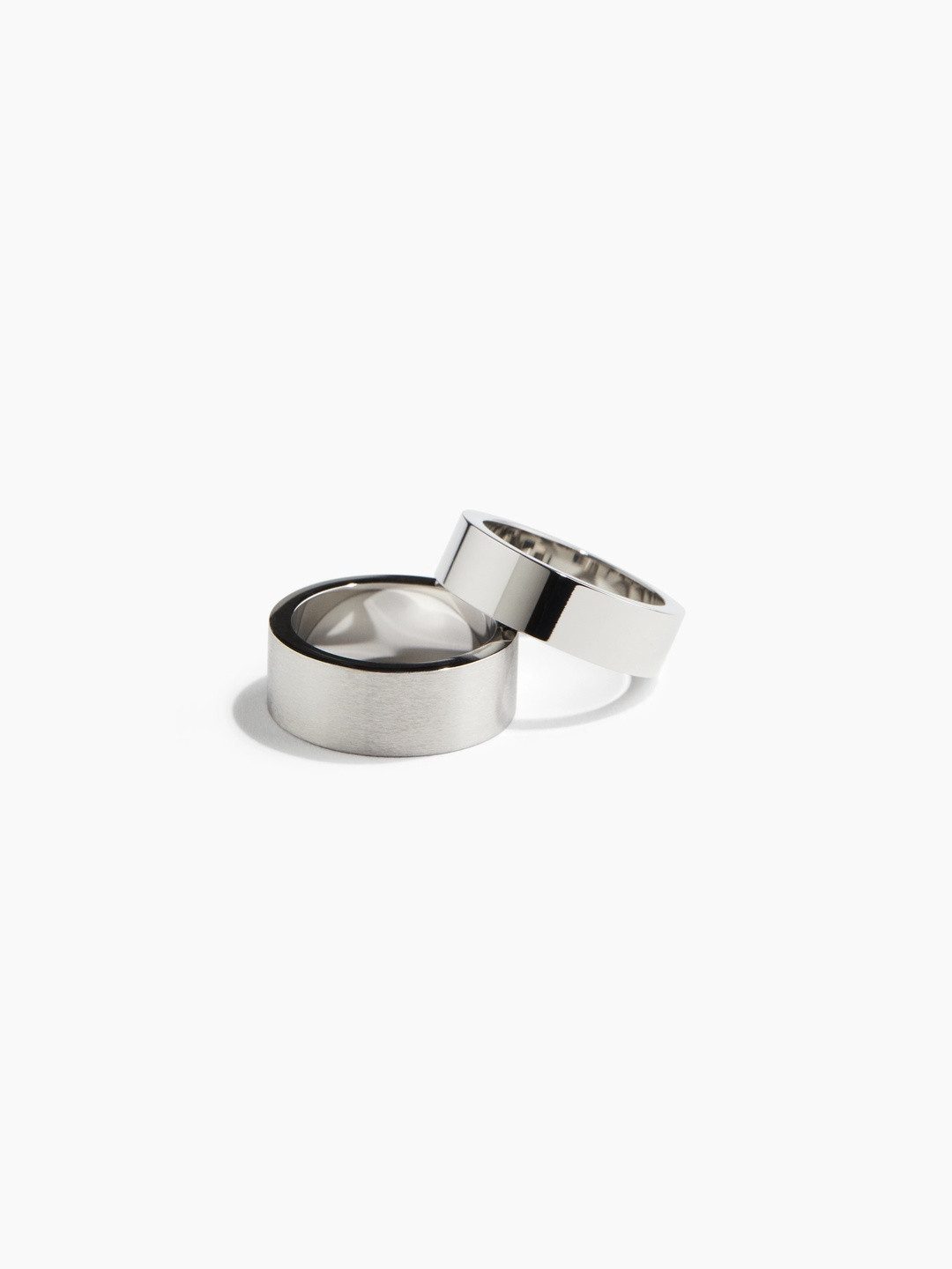 H&M 2-Pack Stainless Steel Rings