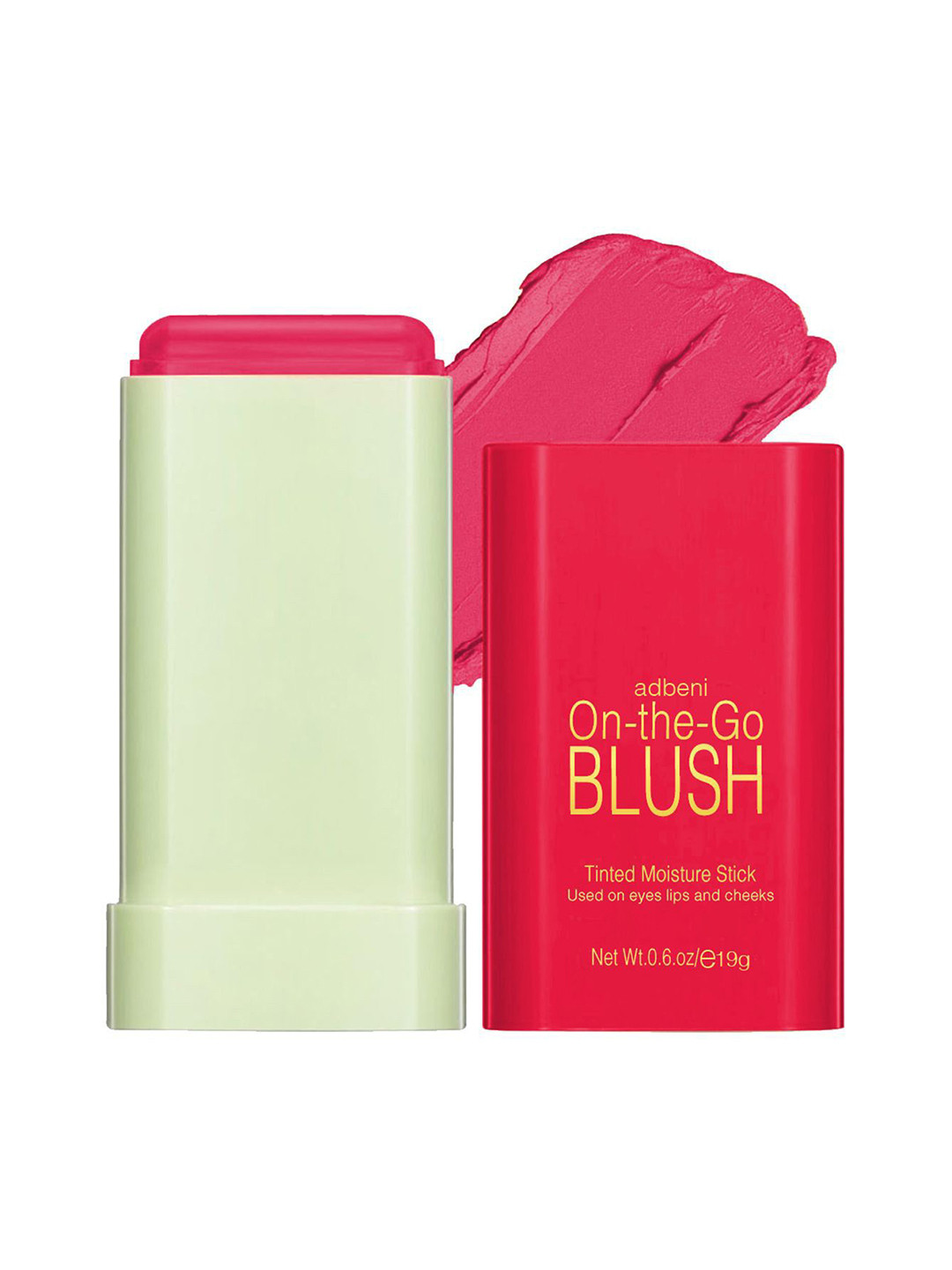 Adbeni On the Go Glow Hydrating Tinted Stick Blush - Coral Pink - 20 g