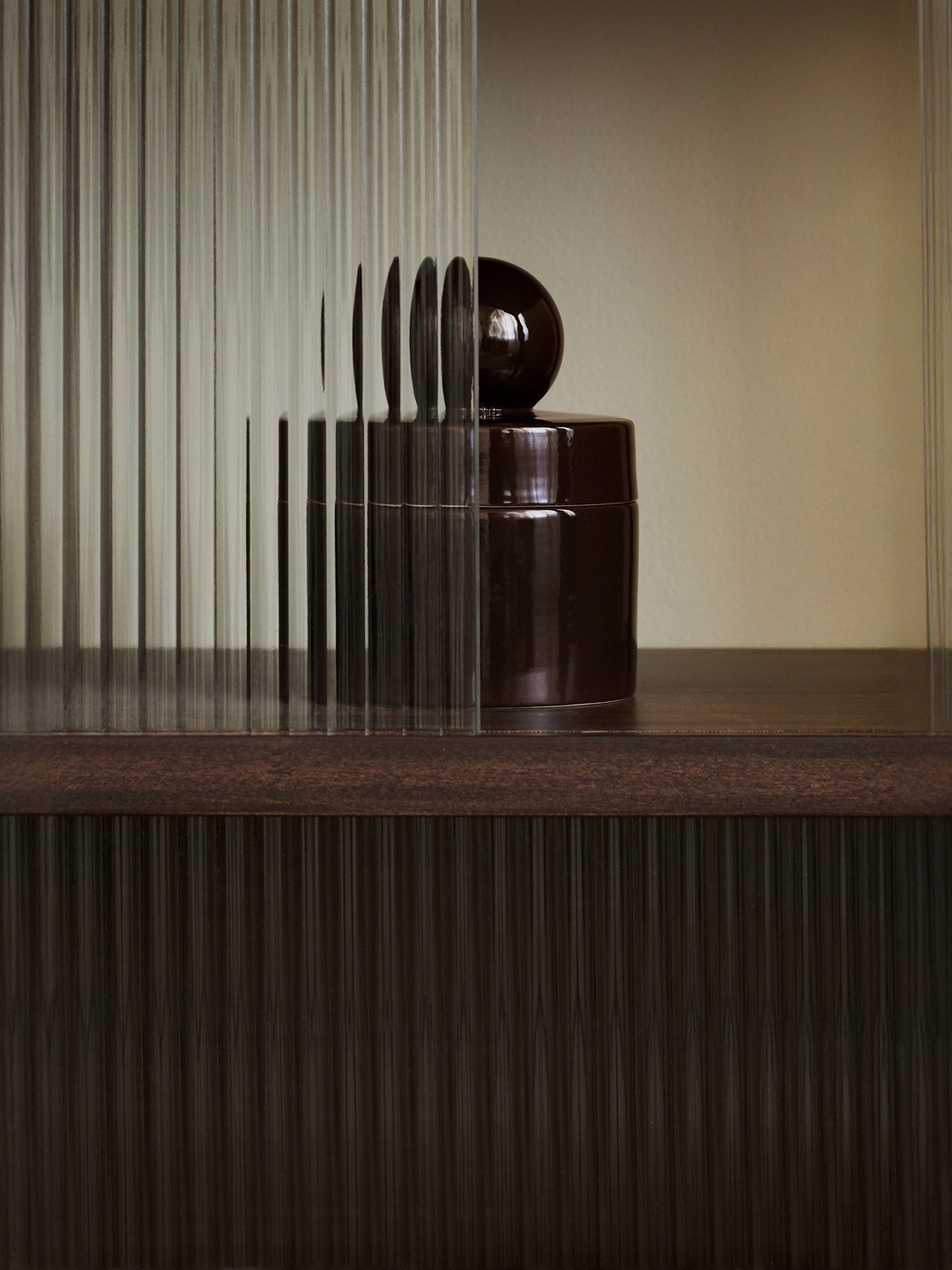 H&M Small Round Stoneware Box