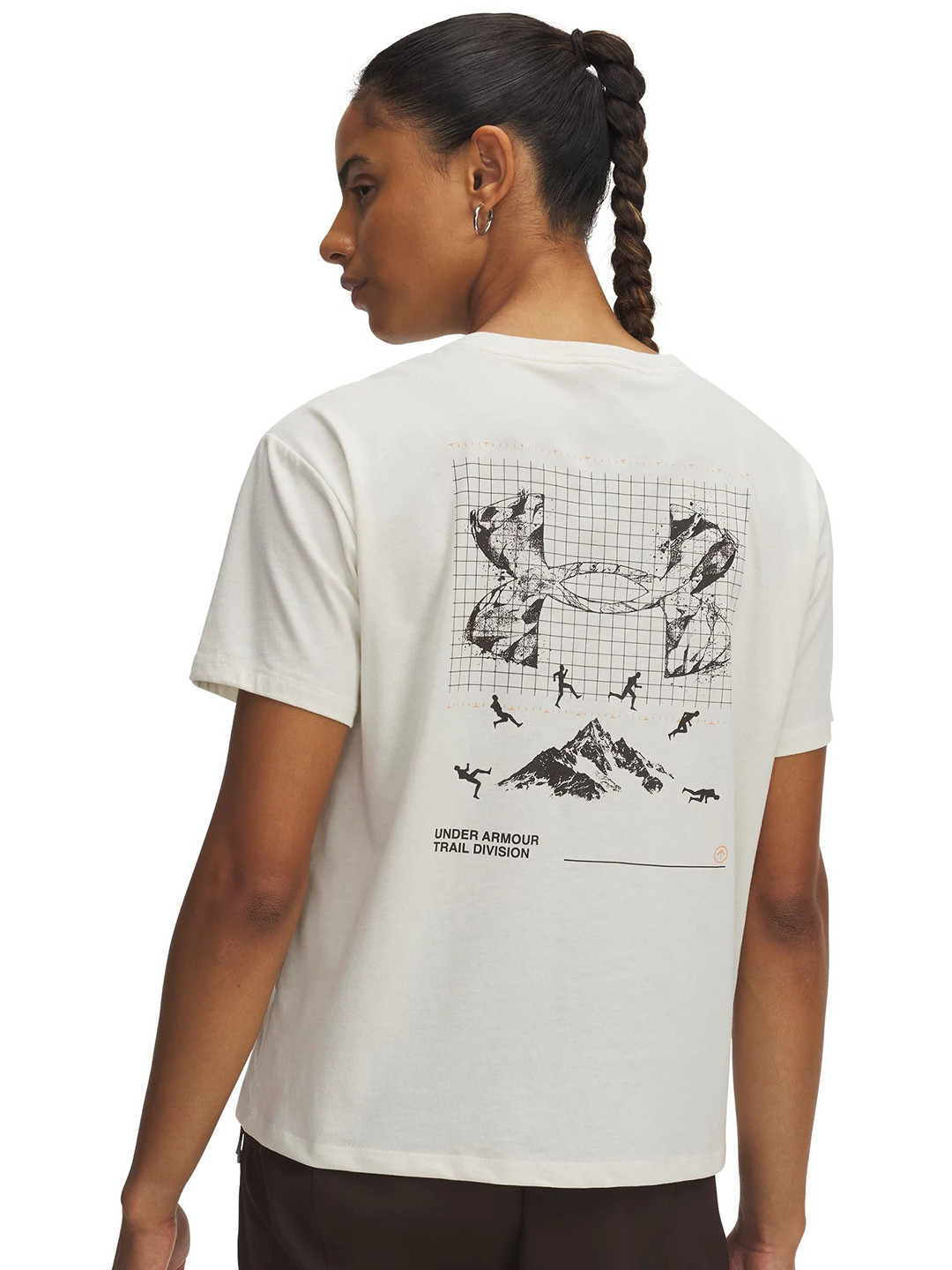 UNDER ARMOUR Women Trail Run Graphic Short Sleeve T-Shirt