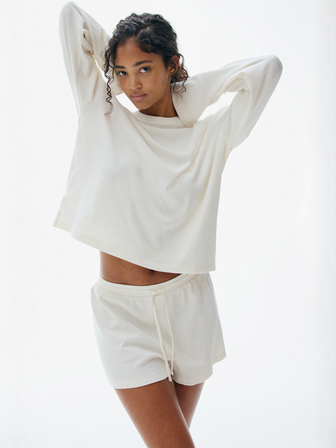 H&M Waffled Cotton Pyjamas