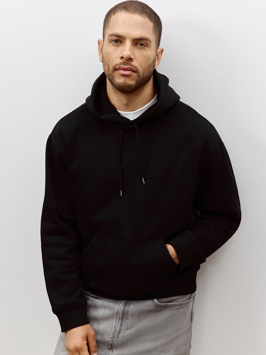URBANICE Men Hooded Pullover Sweatshirt