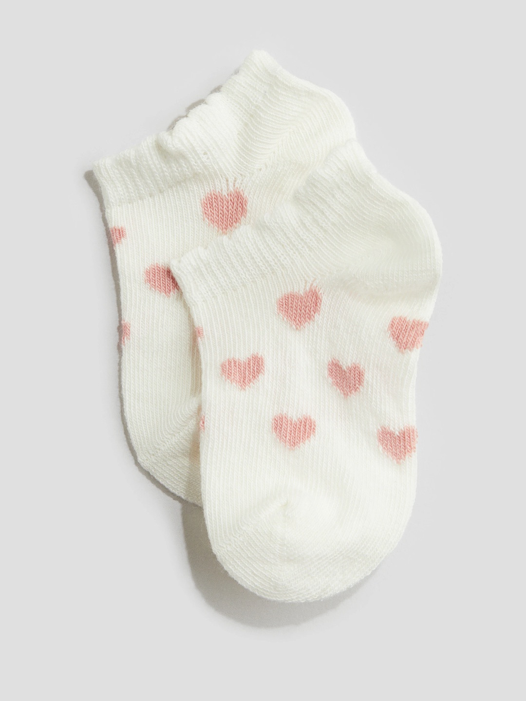 H&M 4-Pack Shaftless Socks