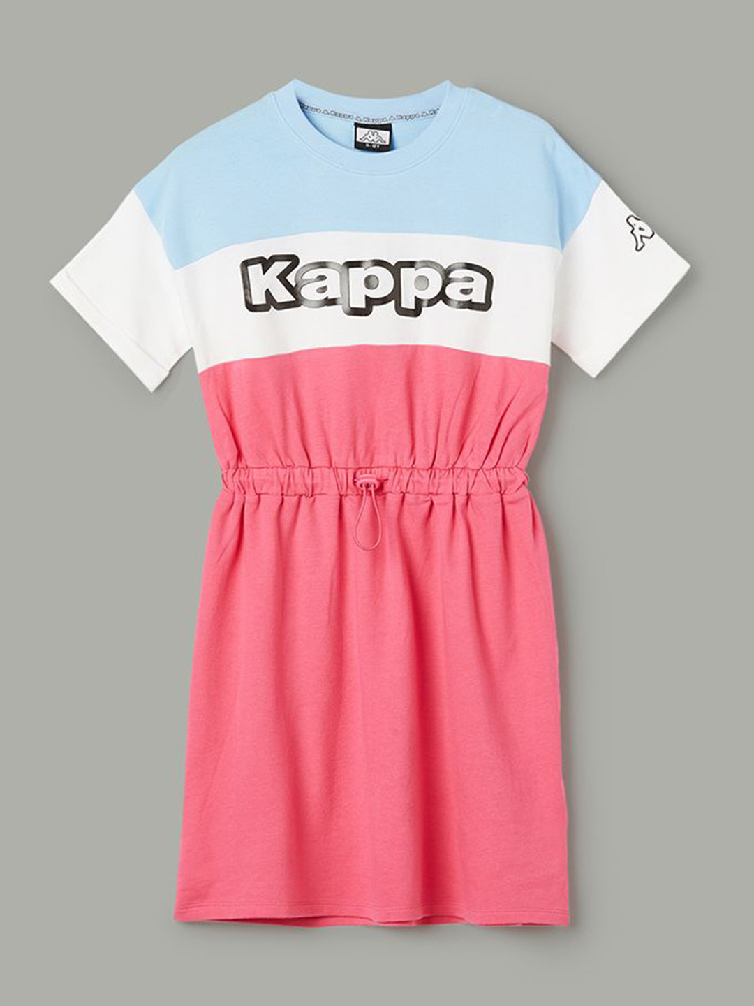 Kappa Girls Colourblocked Round Neck A-Line Maxi Dress