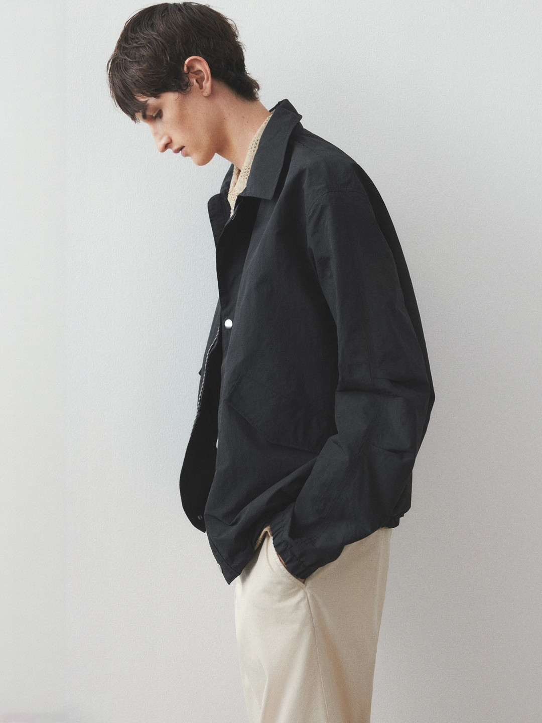 H&M Regular Fit Nylon Utility Jacket