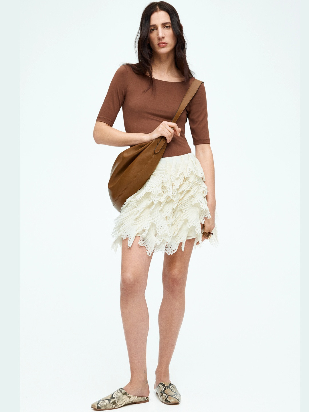 H&M Ballerina-Neckline Top