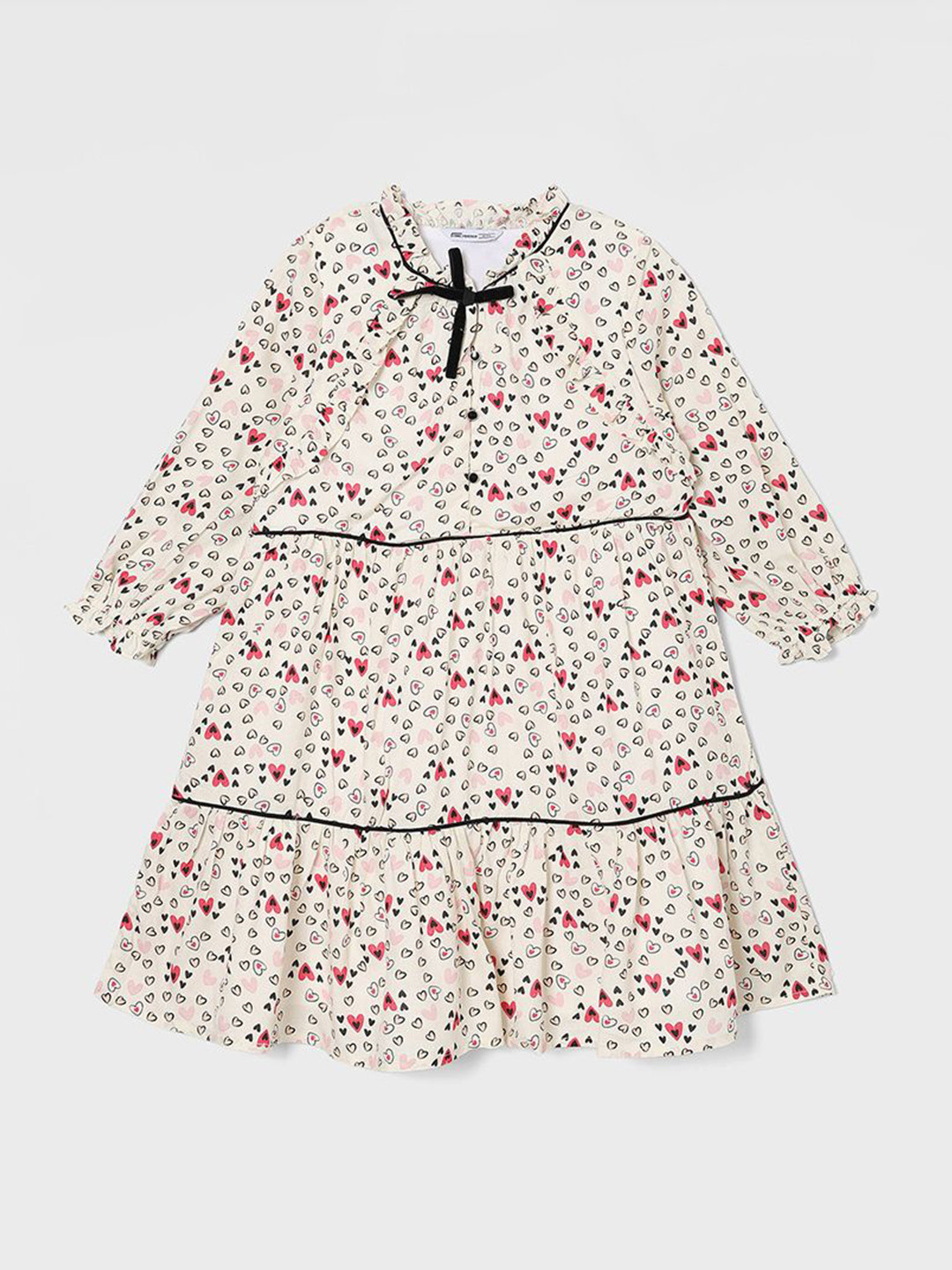 Fame Forever by Lifestyle Girls Conversational Printed A-Line Knee Length Dress