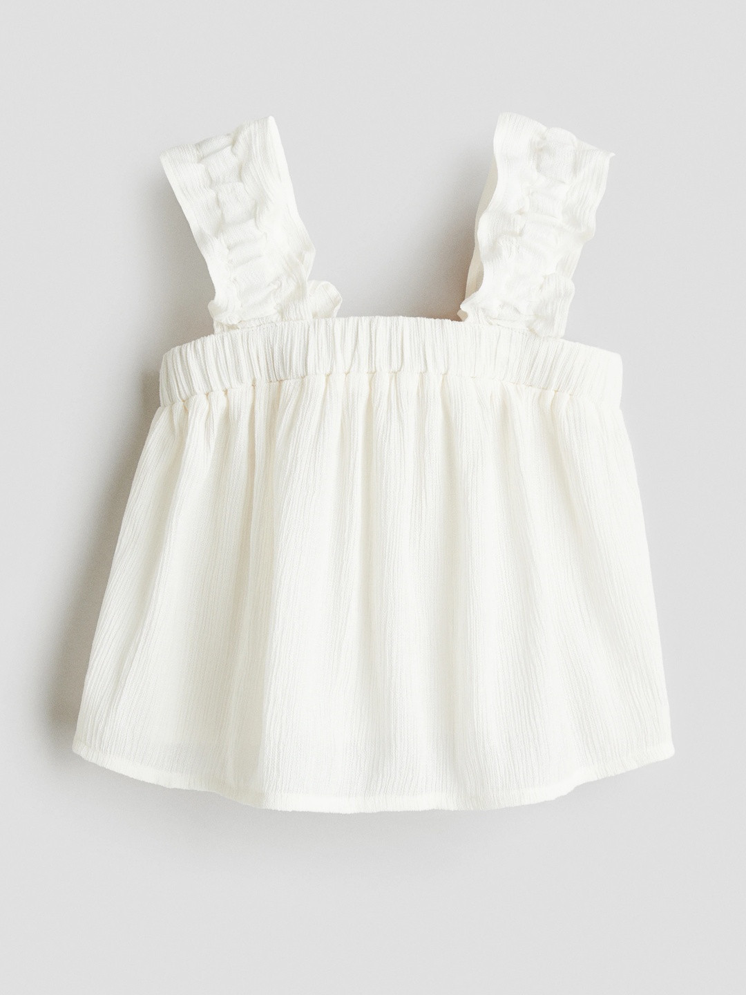 H&M Crinkled Chiffon Top