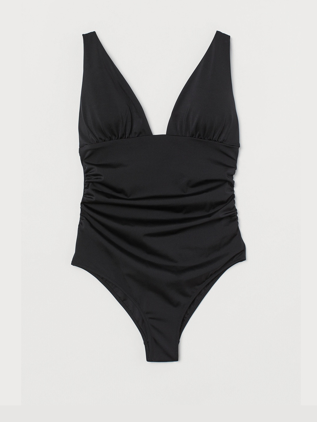 H&M Women Black Solid Shaping swimsuit