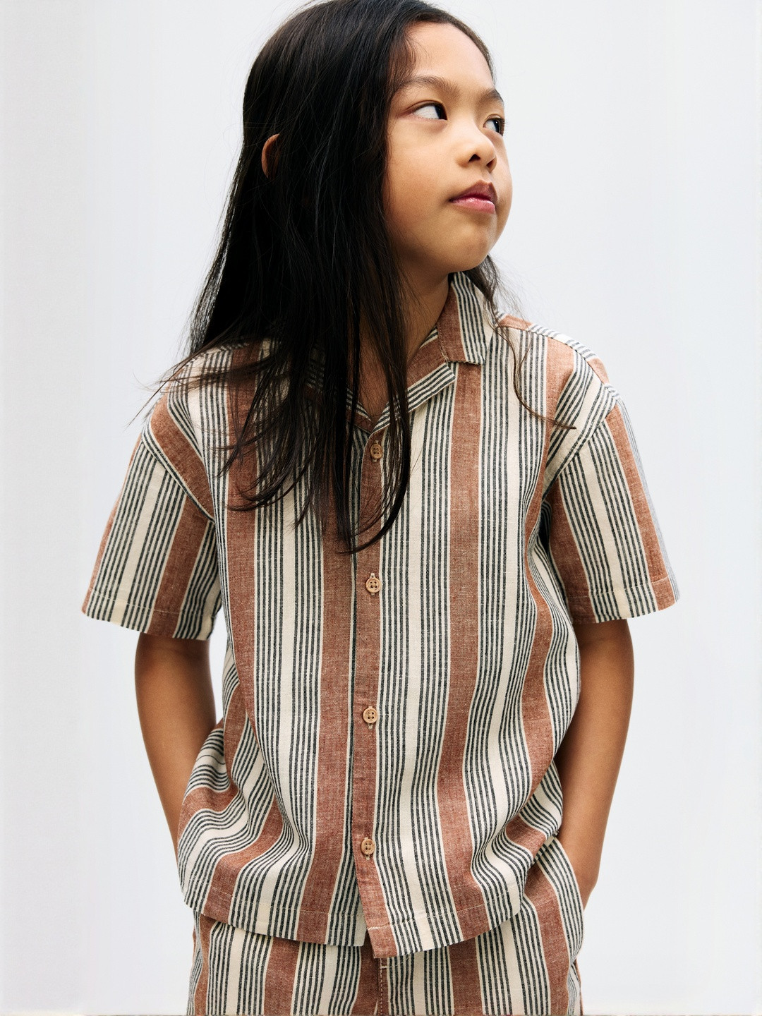 H&M Linen-Blend Resort Shirt