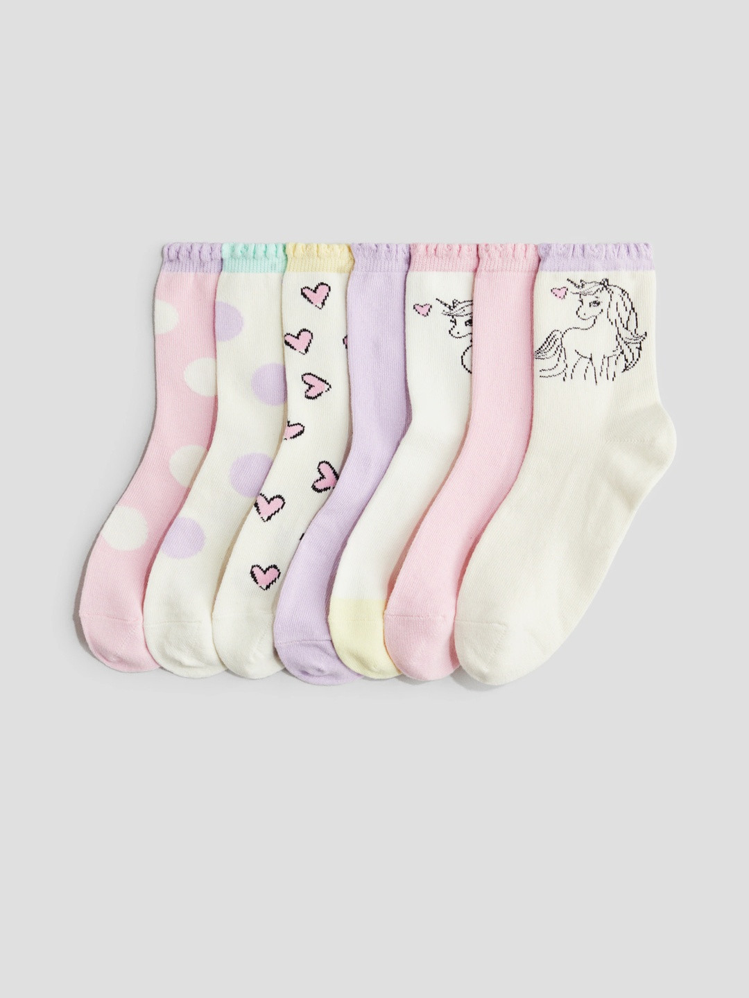 H&M Girls 7-Pack Socks