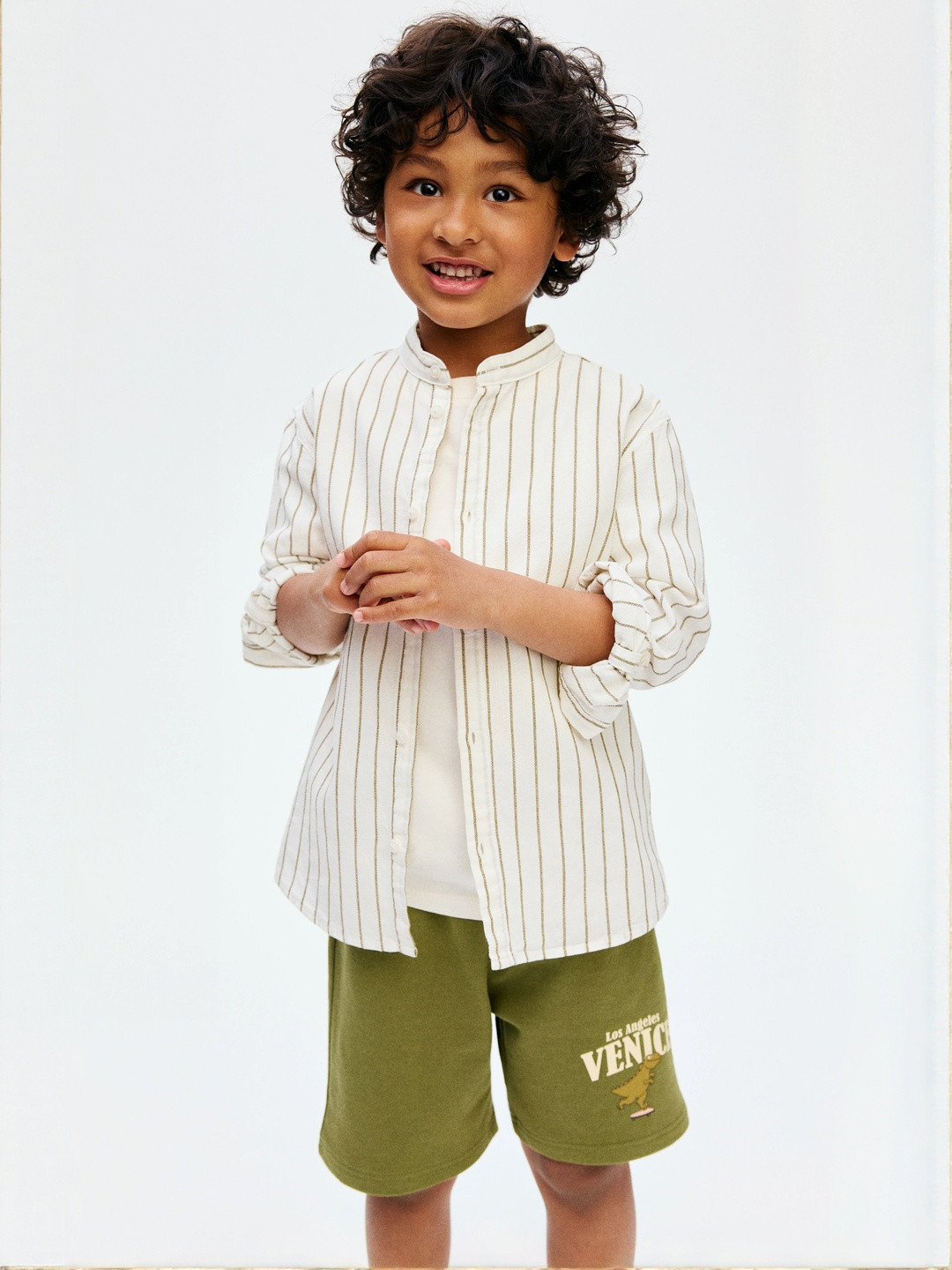 H&M Cotton Grandad Shirt