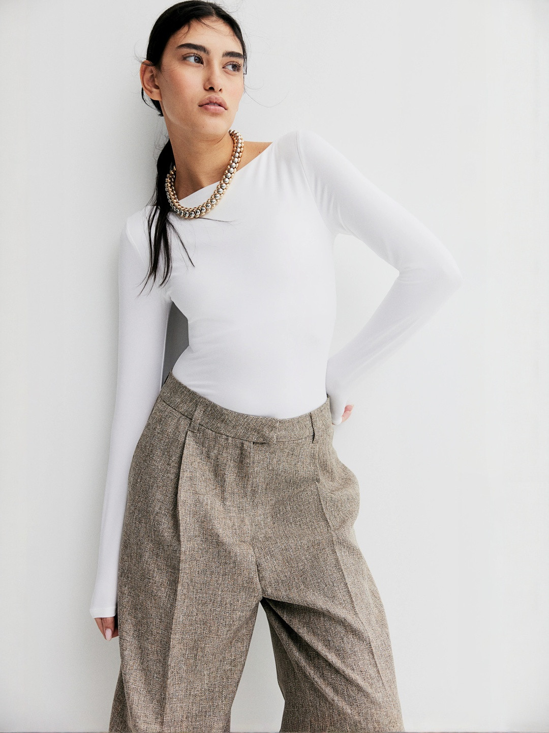 H&M Boat-Neck Bodysuit