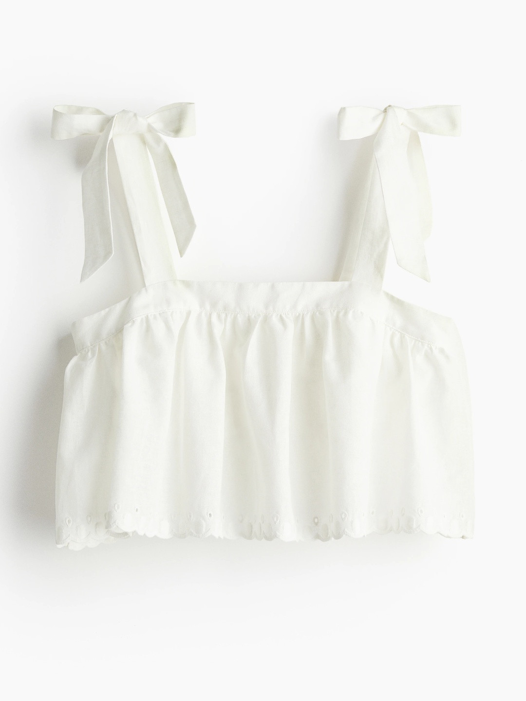 H&M Women Linen-Blend Top