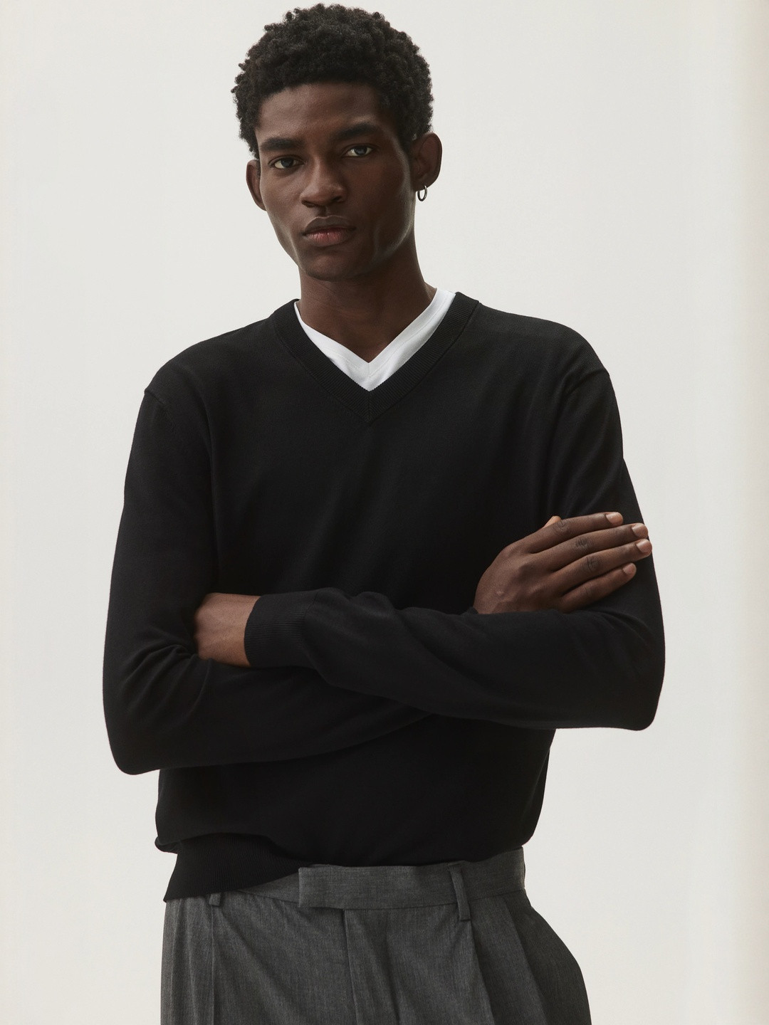 H&M Regular Fit Fine-Knit Jumper