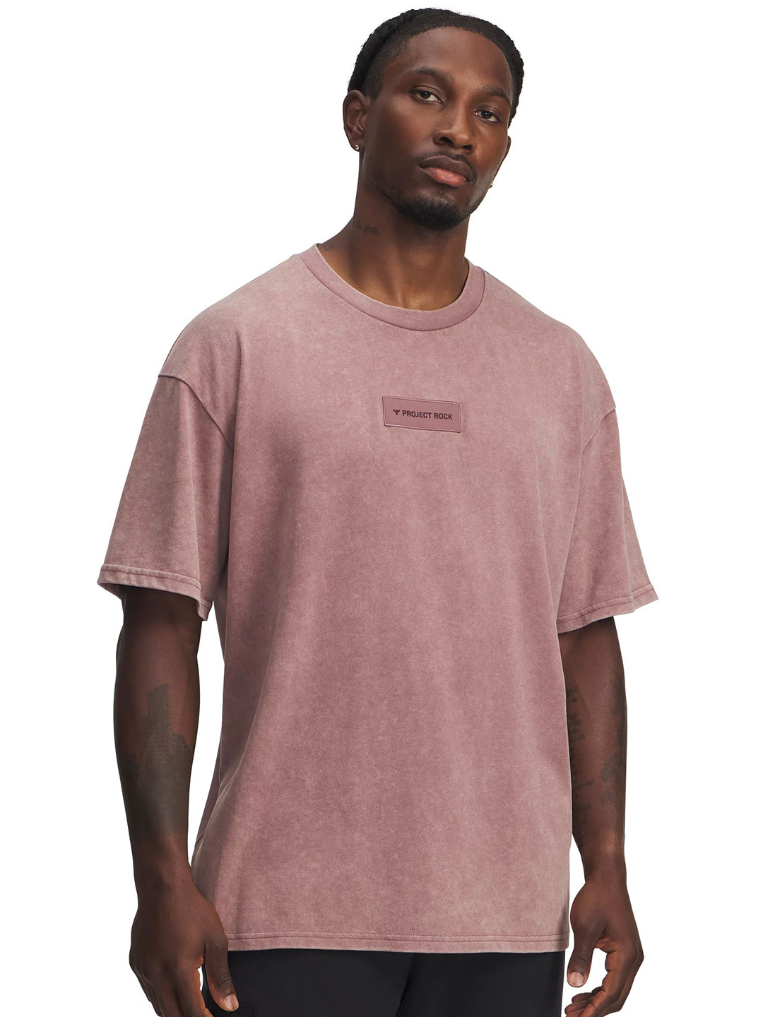 UNDER ARMOUR Men Project Rock Oversized Fit Short Sleeve T-Shirt