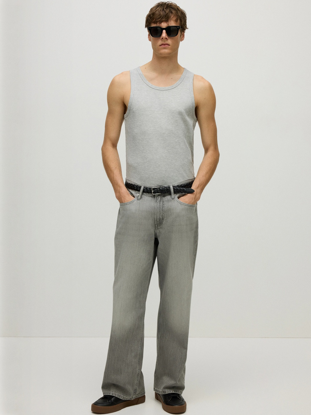 H&M Slim Fit Ribbed Vest Top
