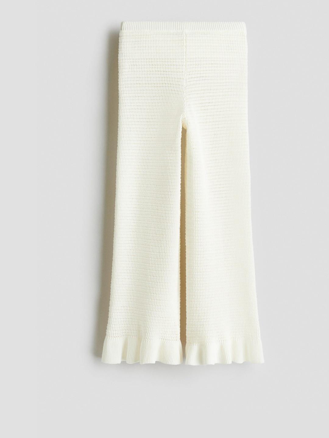 H&M Flared Cotton-Knit Leggings