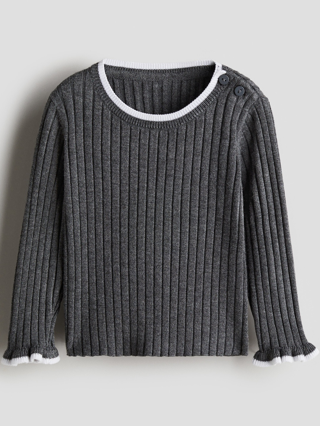 H&M Girls Rib-Knit Jumper