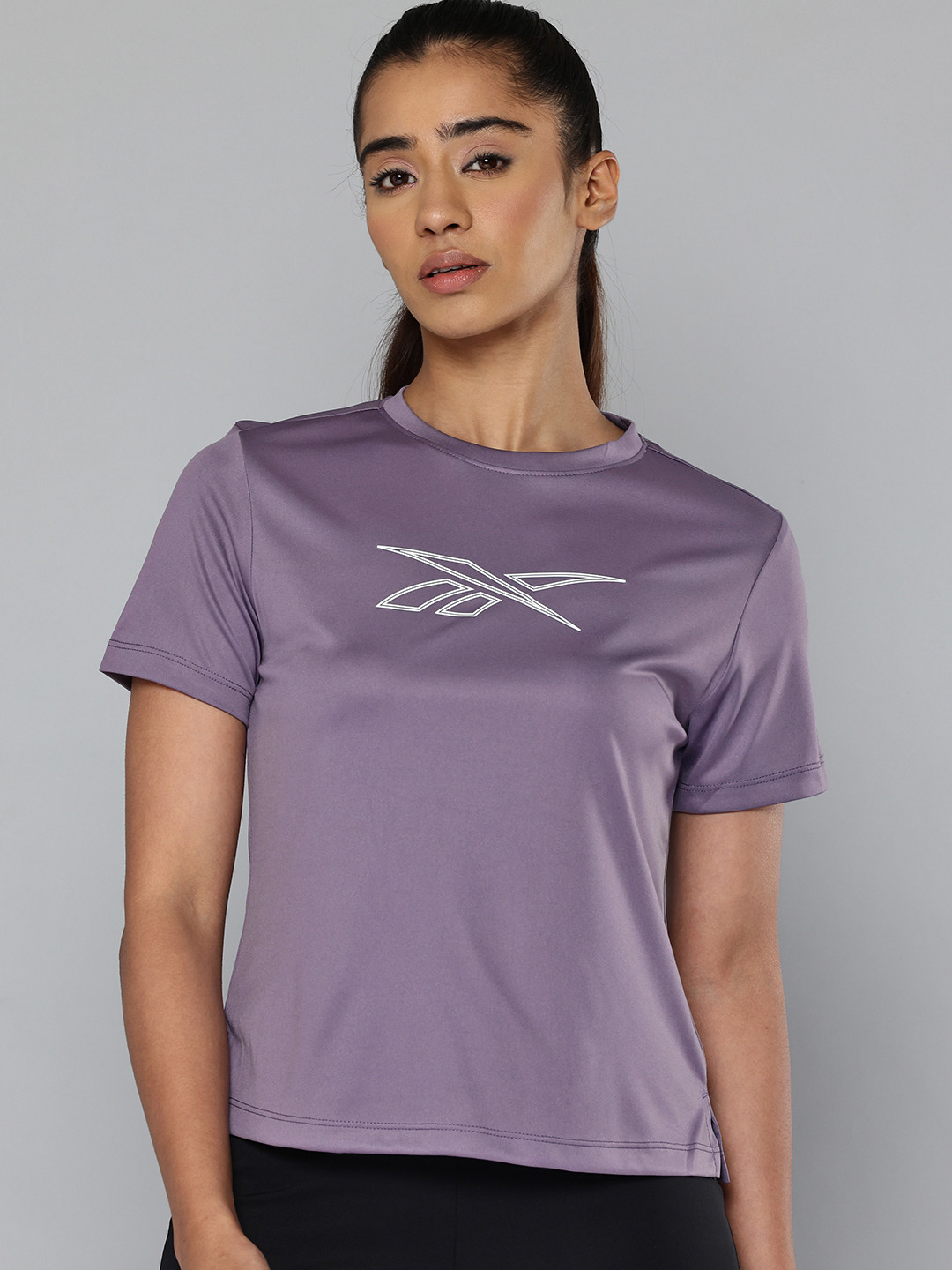 Reebok Brand Logo Print Speedwick T-shirt
